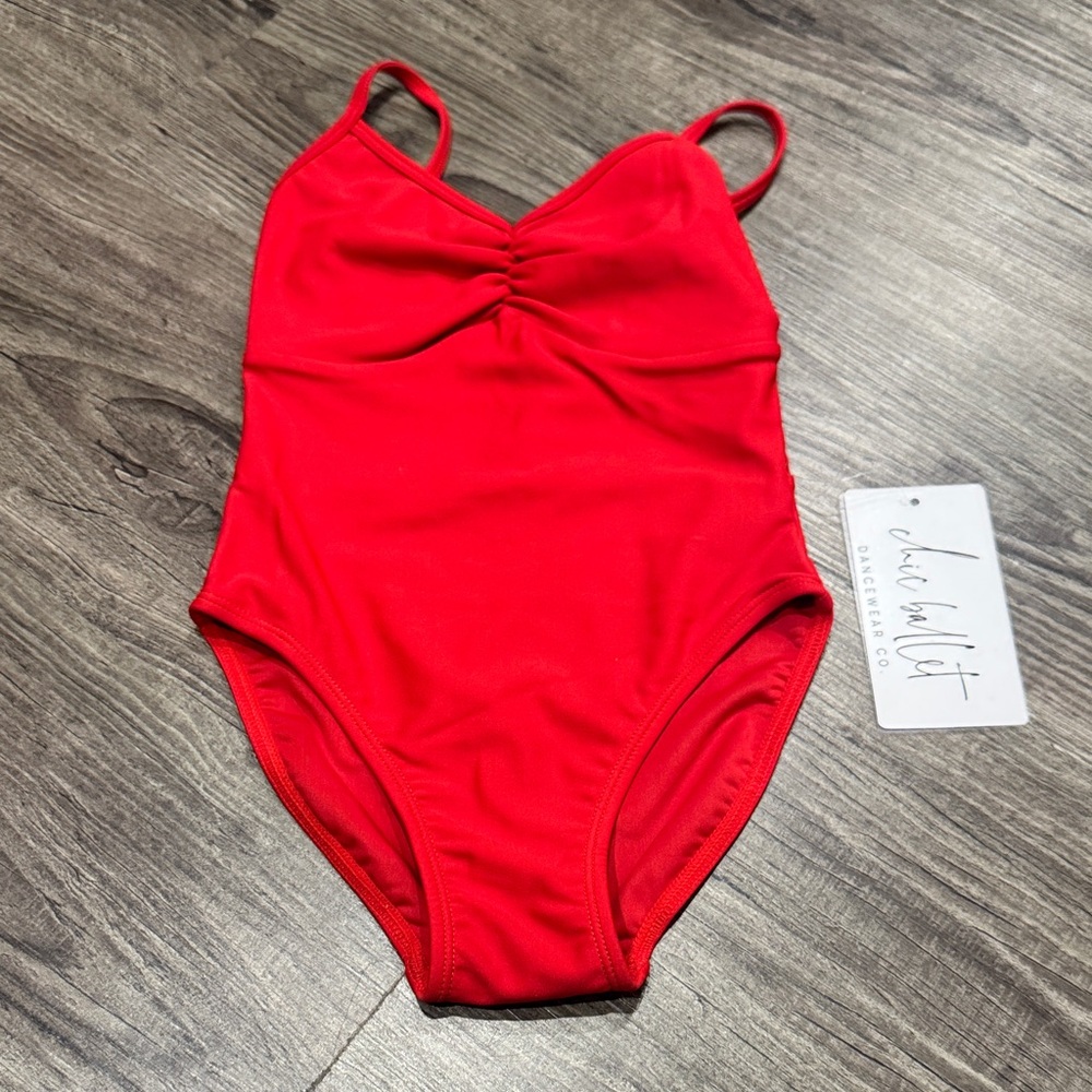 Chic Ballet Girl’s The Valencia Red Leotard